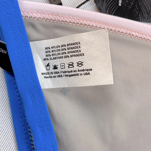 Tavik JETT Triangle Color Block Swimsuit Top Small - Picture 6 of 6